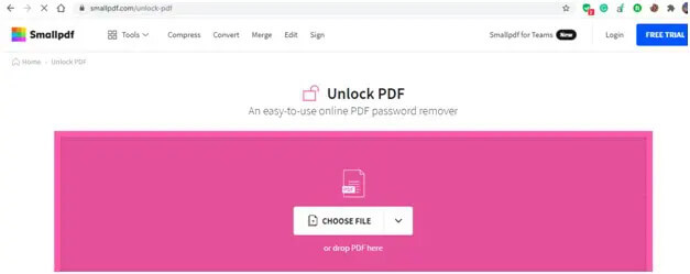 bestand openen in unlock pdf