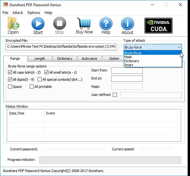 iSunshare PDF Password Genius