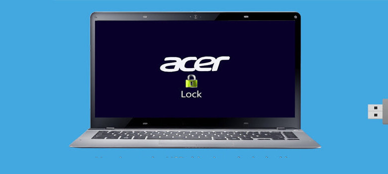 在沒有磁碟的情况下解鎖Acer 筆記型電腦